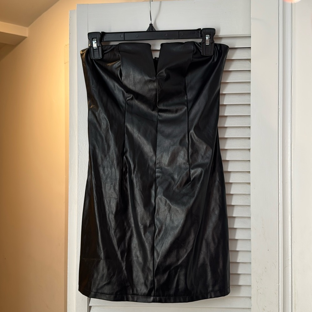 Brand new Superdown faux leather mini dress